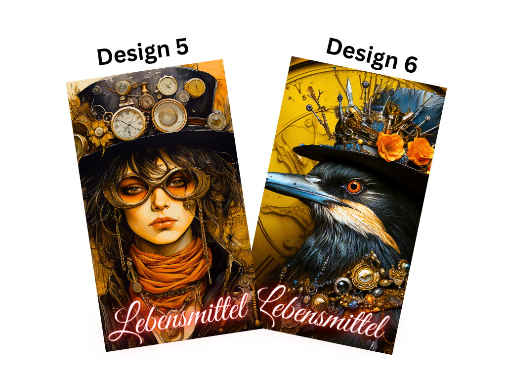 Deckblatt Steampunk/ Umschlagmethode/ A6