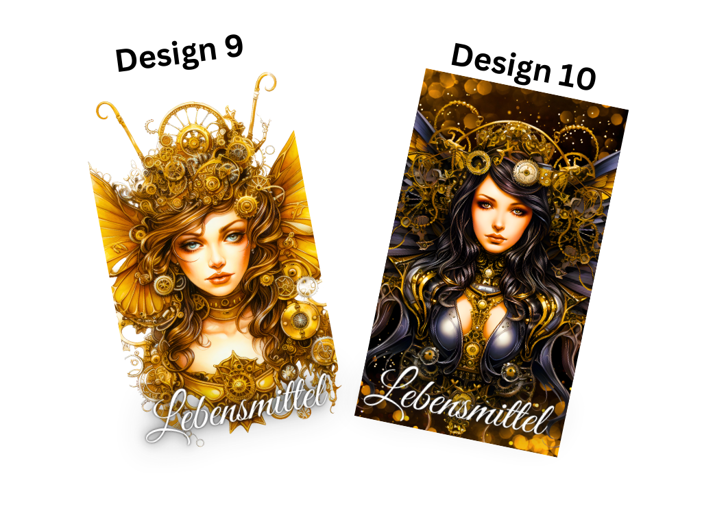 Deckblatt Steampunk/ Umschlagmethode/ A6