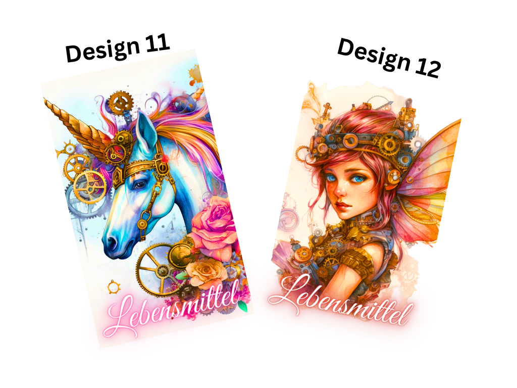 Deckblatt Steampunk/ Umschlagmethode/ A6