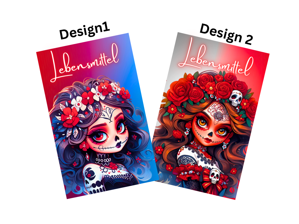 Deckblatt La Catrina/ Umschlagmethode/ A6