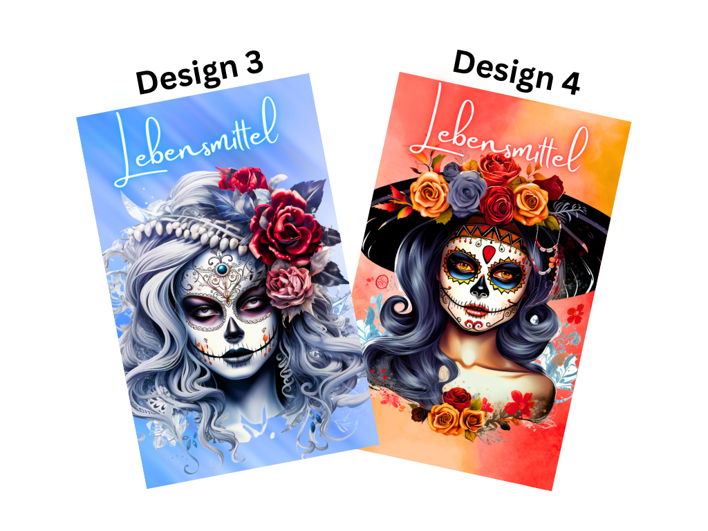 Deckblatt La Catrina/ Umschlagmethode/ A6
