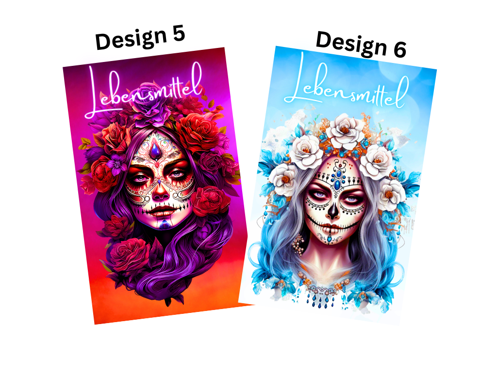 Deckblatt La Catrina/ Umschlagmethode/ A6
