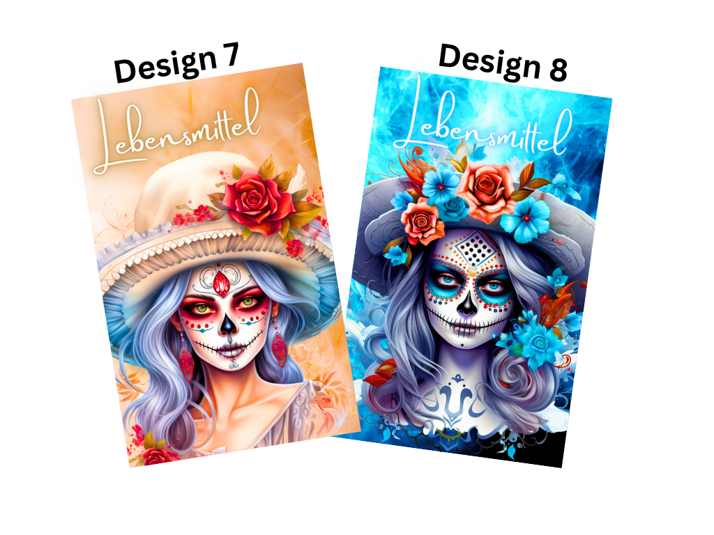 Deckblatt La Catrina/ Umschlagmethode/ A6