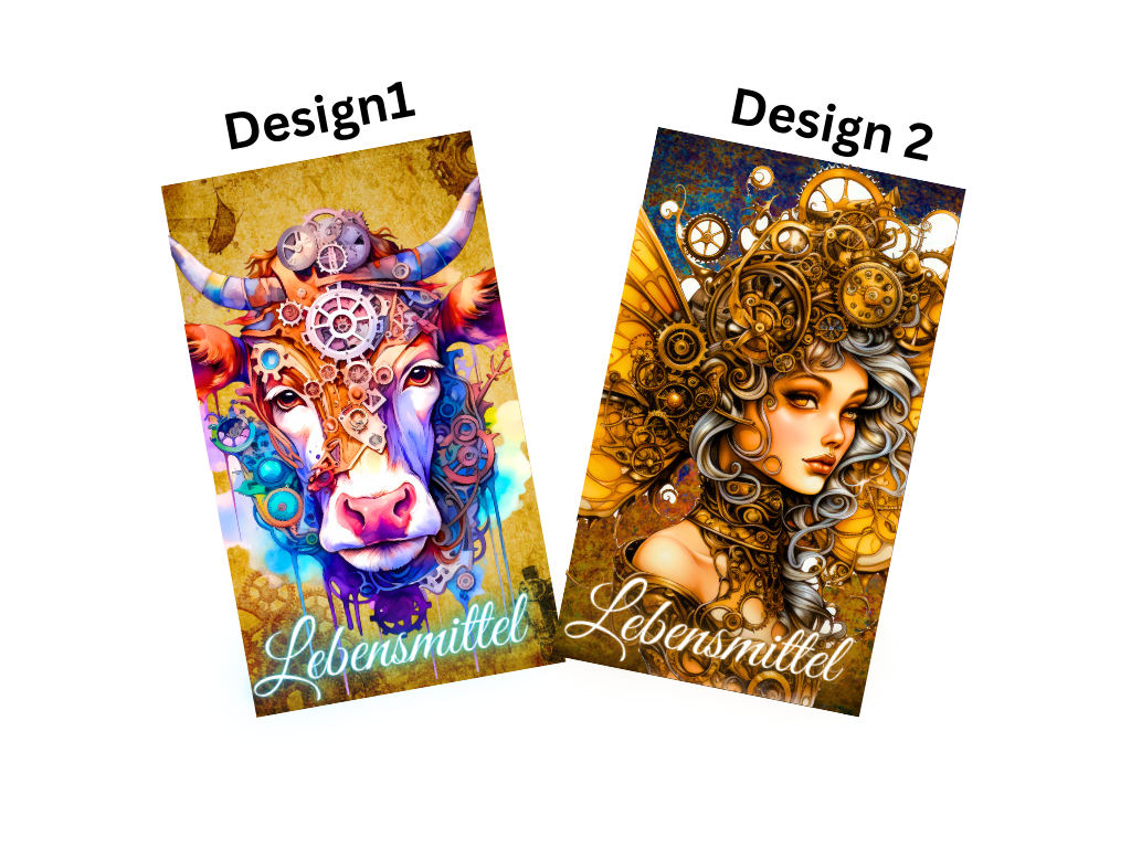 Deckblatt Steampunk/ Umschlagmethode/ A6
