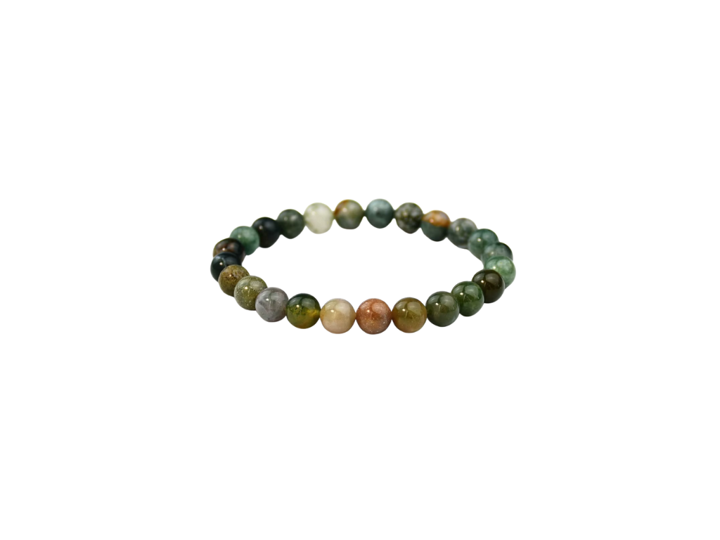 Armband elastisch Indian Achat - Yvoshandcraftworld
