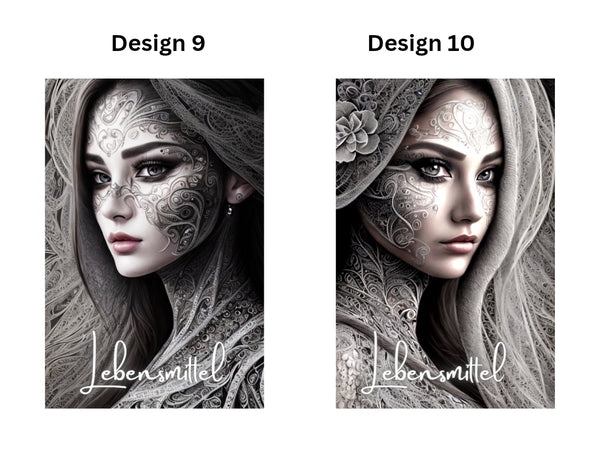 Deckblatt Darkside and Angel/ Umschlagmethode/ A6