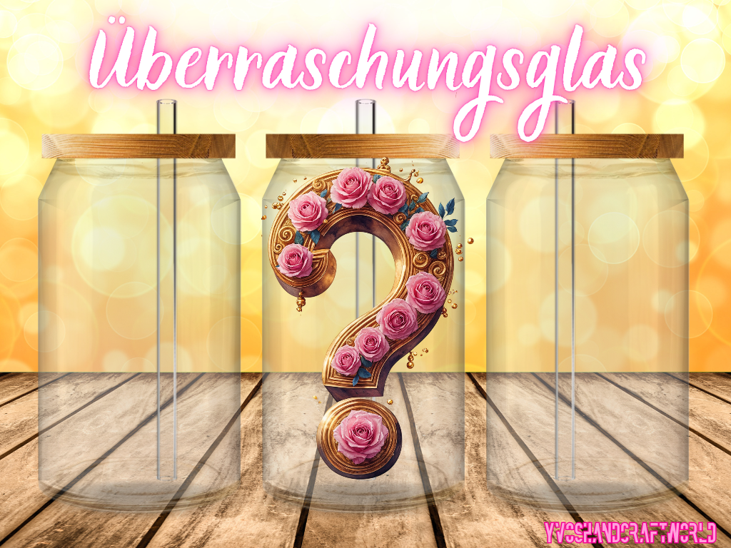 Trinkglas Überraschung