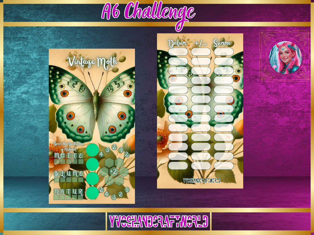 Vintage Moth Challenge - Yvoshandcraftworld