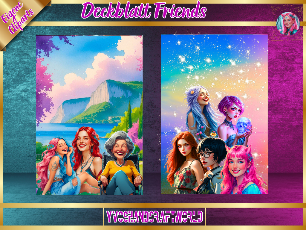 Deckblatt Friends - Yvoshandcraftworld