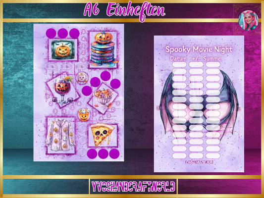 Spooky Movie Night matt foliert zum Einheften