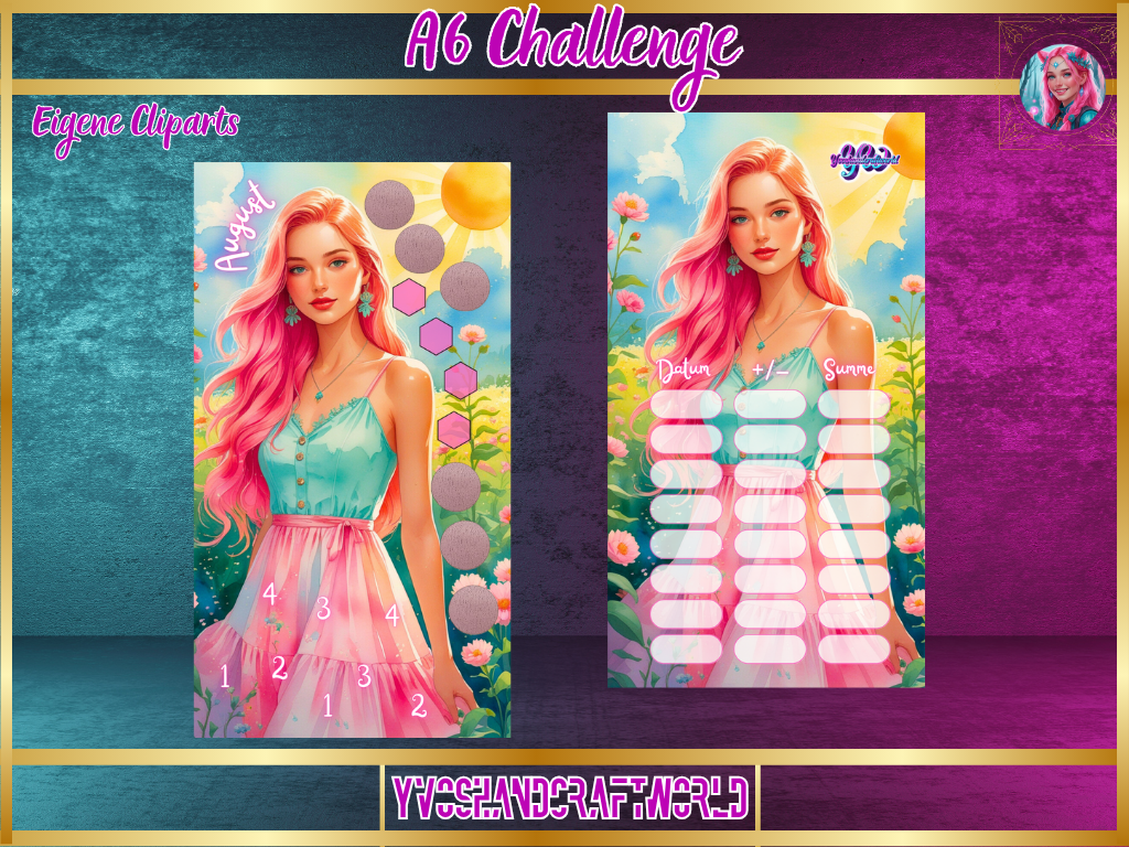 August Mädchen Freebie