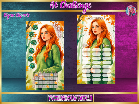 September Mädchen Freebie