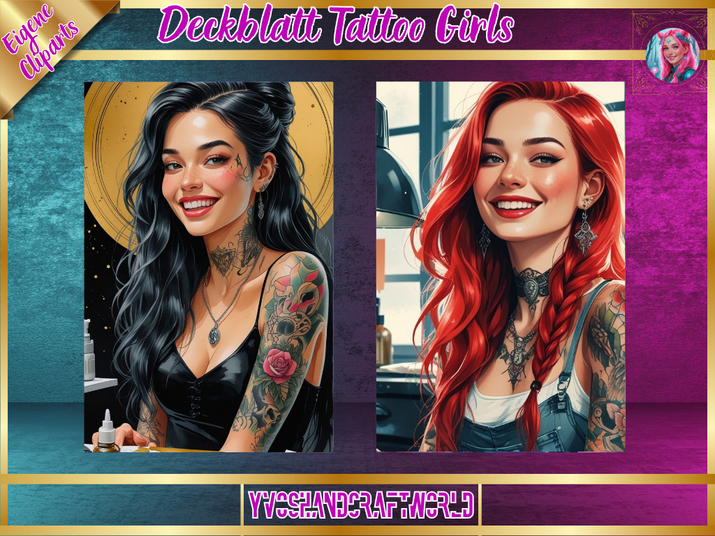 Deckblatt Tattoo Girls - Yvoshandcraftworld
