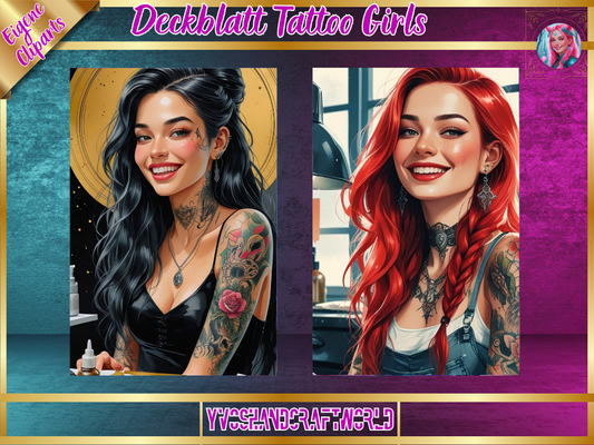 Deckblatt Tattoo Girls - Yvoshandcraftworld