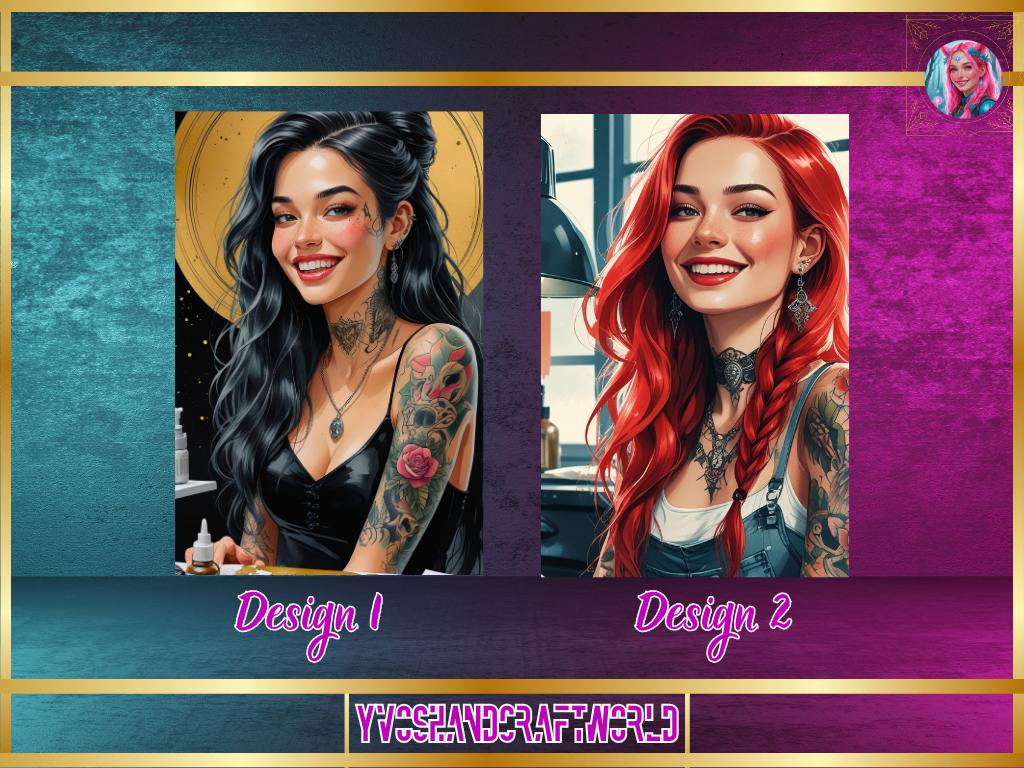 Deckblatt Tattoo Girls - Yvoshandcraftworld