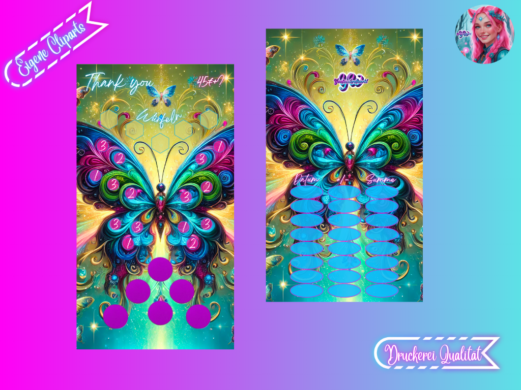 Schmetterling Freebie