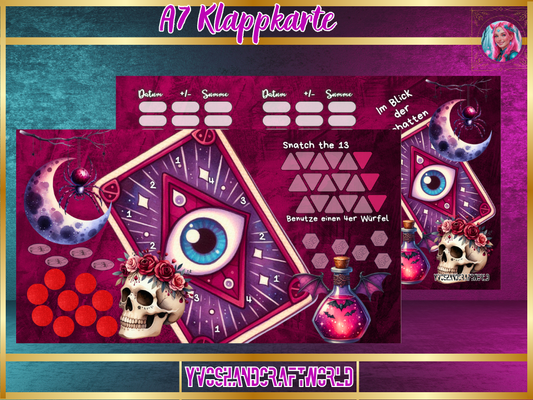 Im Blick der Schatten Klappkarte A7