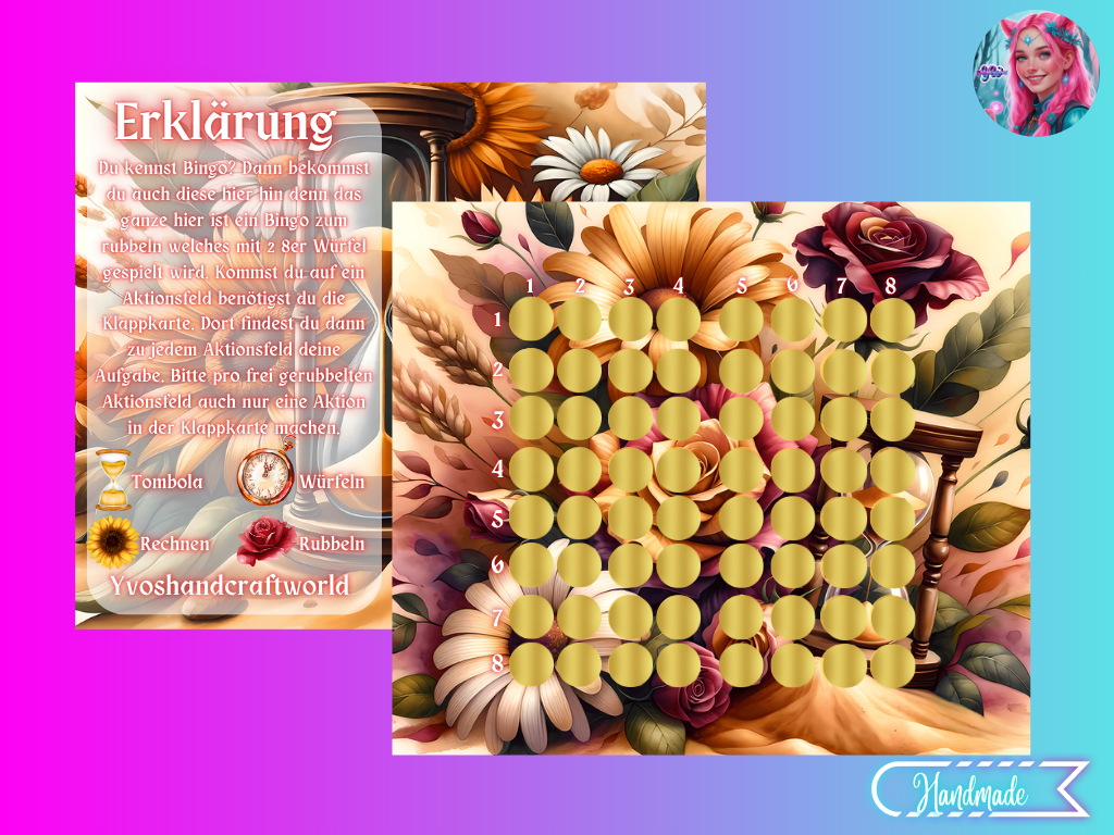 The Time Bingo Challenge / A6 / Umschlagmethode