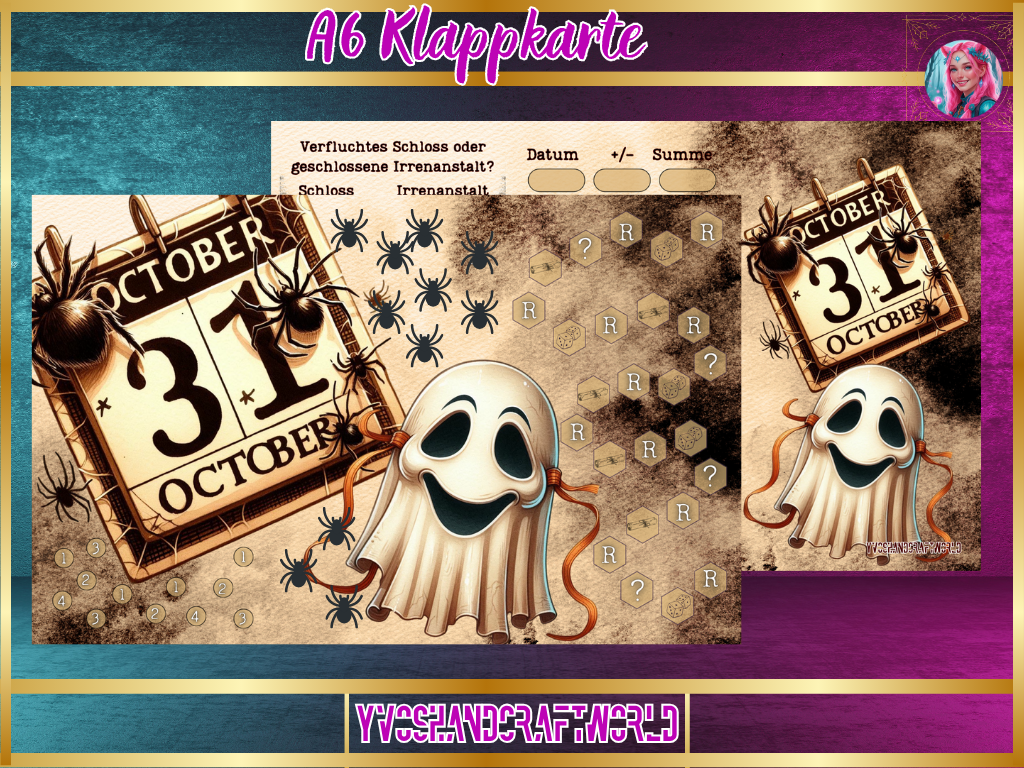 31. Oktober Klappkarte