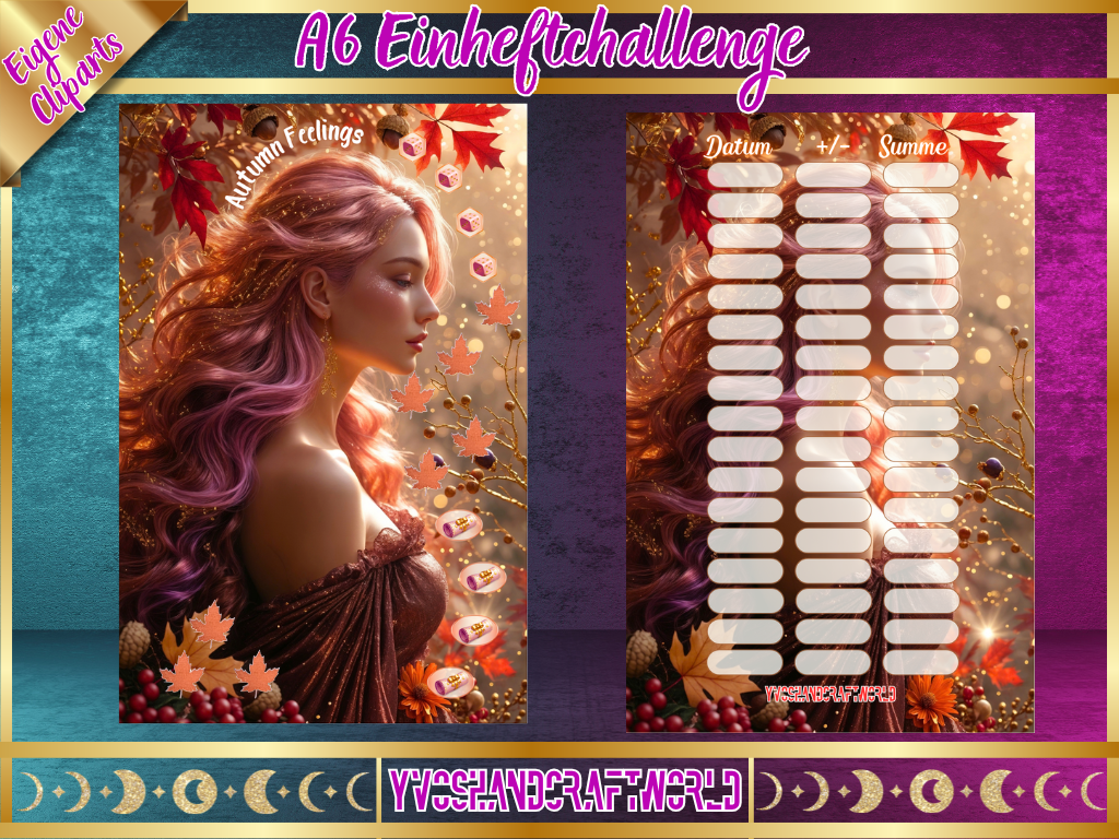 Autumn Feelings Challenge zum einheften