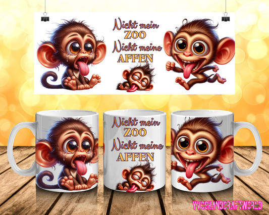 Tasse Affen