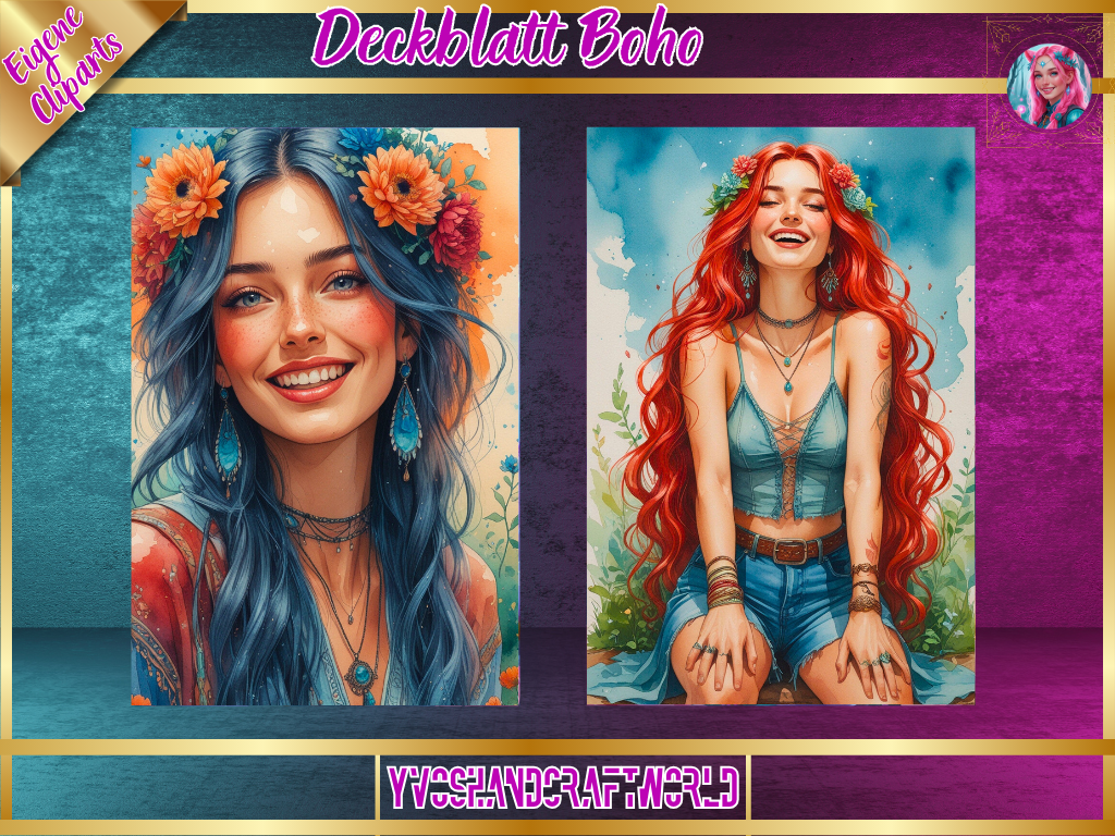Deckblatt Boho Girls - Yvoshandcraftworld