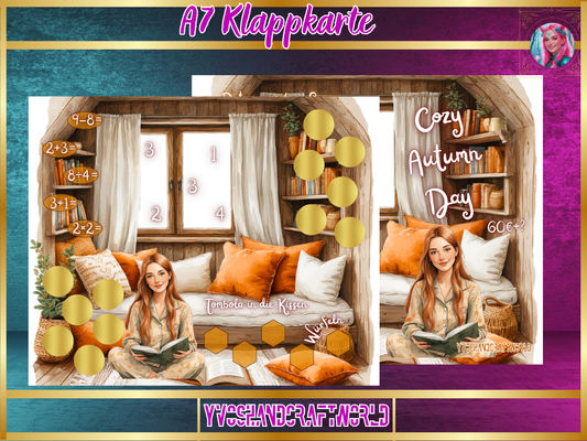 Cozy Autumn Klappkarte A7