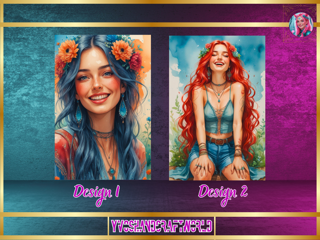 Deckblatt Boho Girls - Yvoshandcraftworld