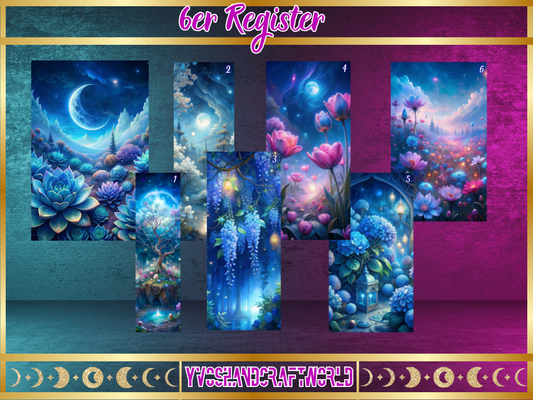 Blauer Moon-Register von Mein Shop, digitaler Haushaltswächter mit Anzeige, modernes Design, klare digitale Displays.