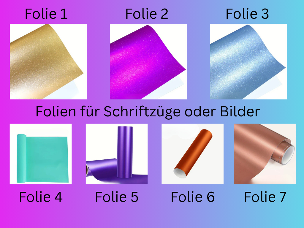 Schriftzüge für Hüllen und vieles mehr