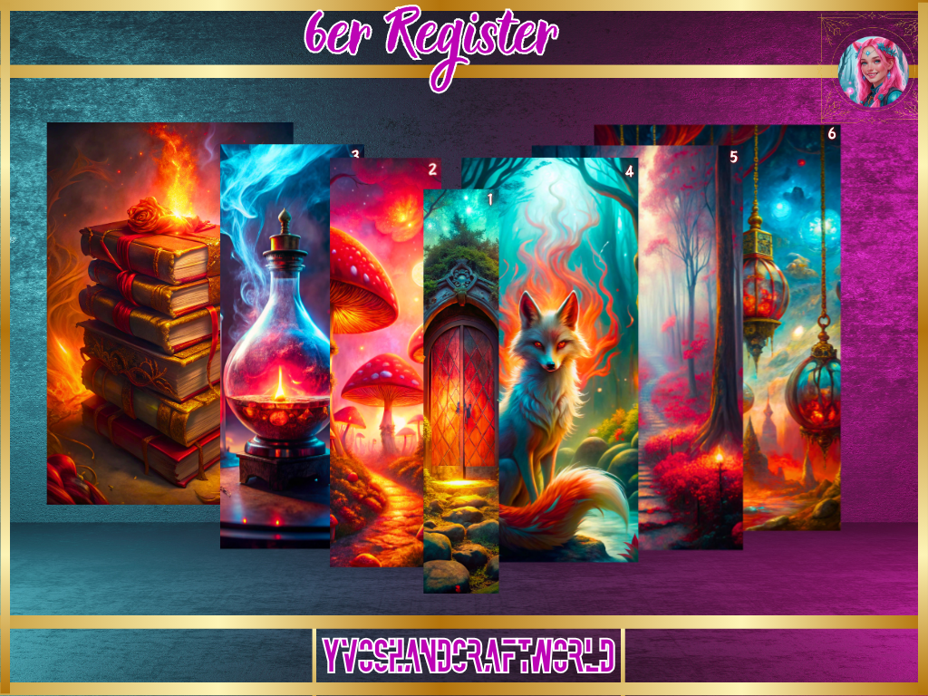 6er Register Red Forest