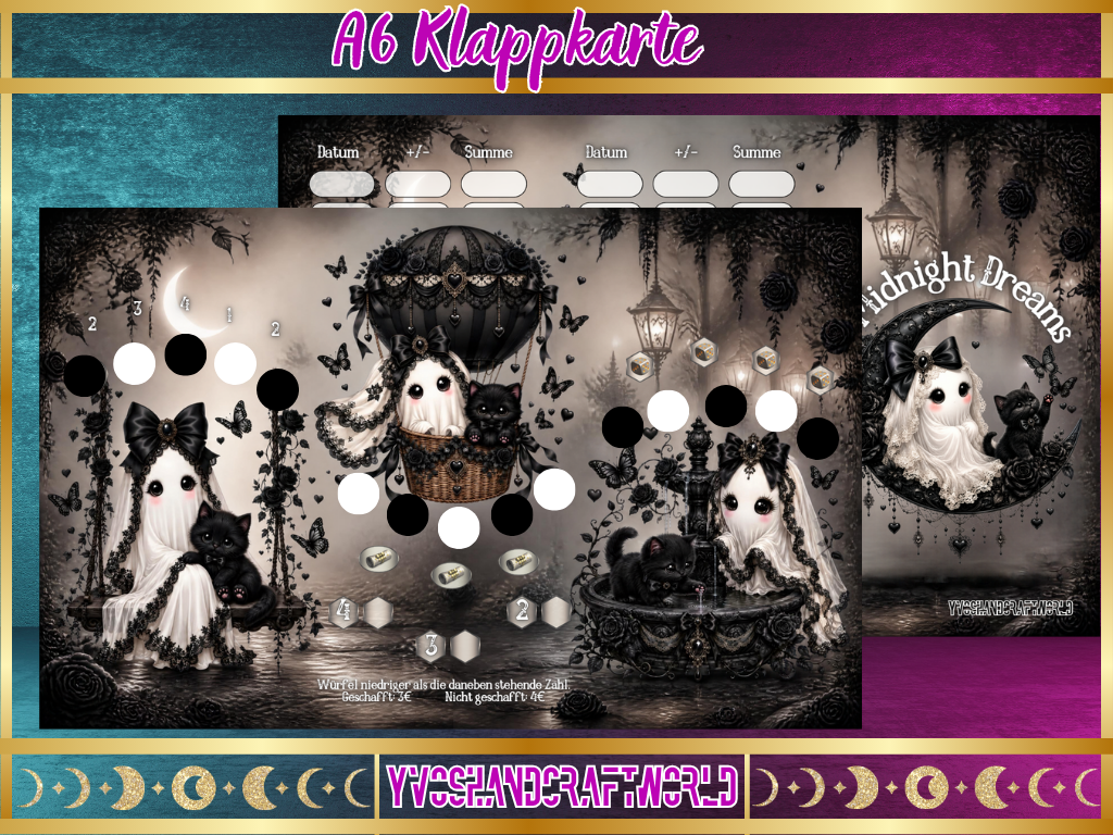 Midnight Dreams Klappkarte