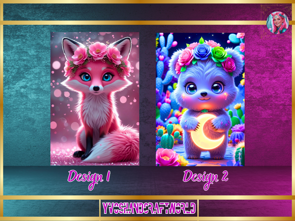 Deckblatt Pinky und Melly - Yvoshandcraftworld