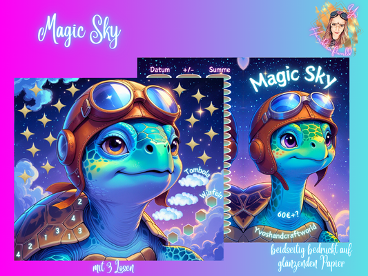 Magic Sky Klappkarte