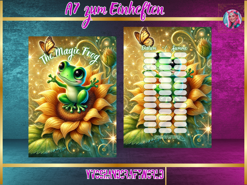 The Magic Frog Einheften matt foliert A7