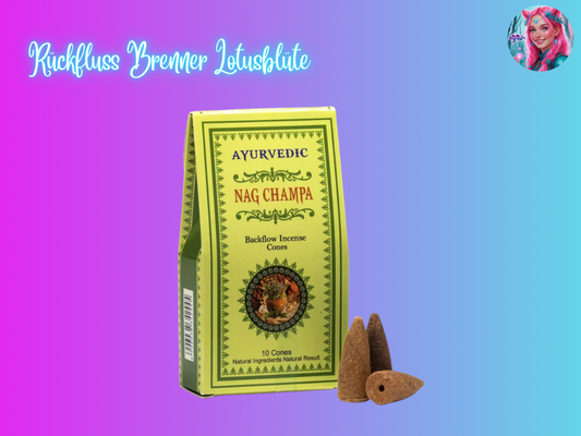 Ayurvedische Nag Champa Rückfluss Weihrauchkegel