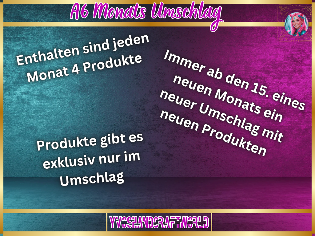 Magic Monats Umschlag
