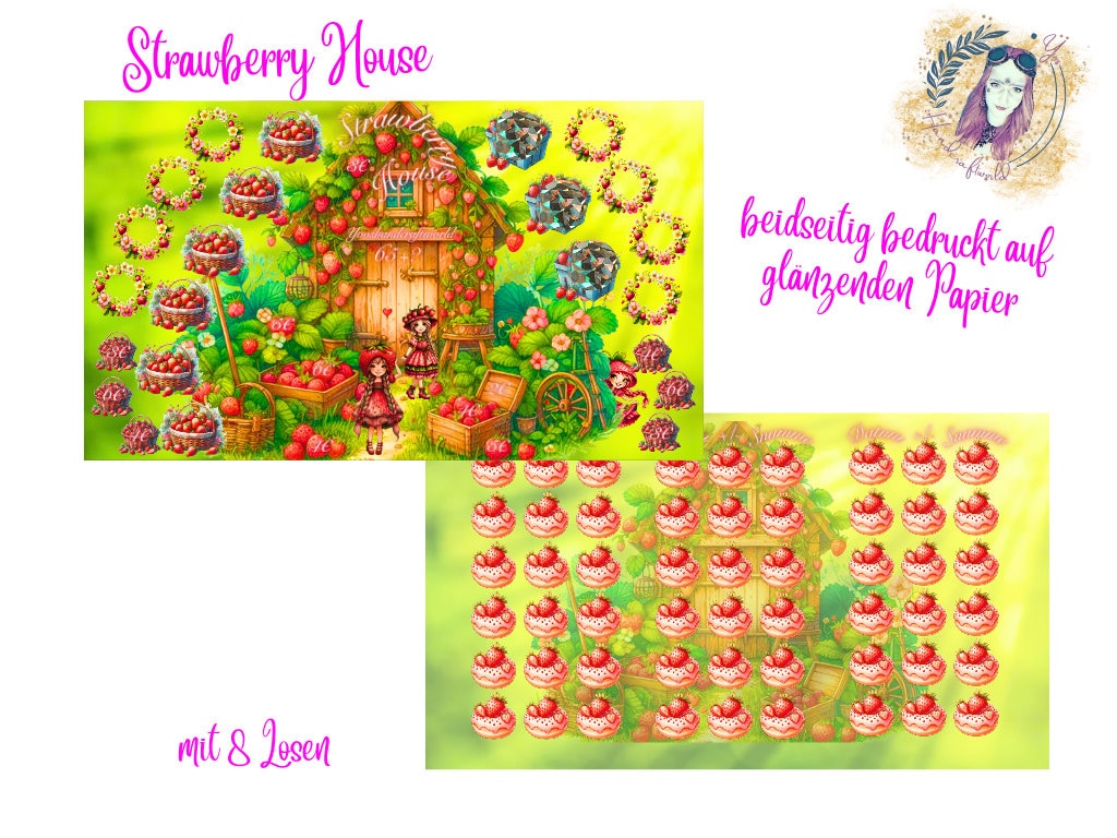 Strawberry House Challenge/ Umschlagmethode/ A6