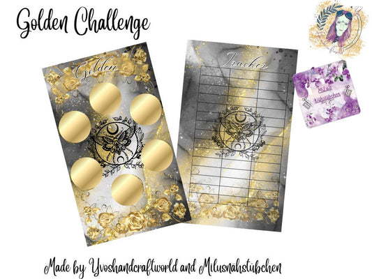 Golden Rubbel Challenge / A6 / Umschlagmethode