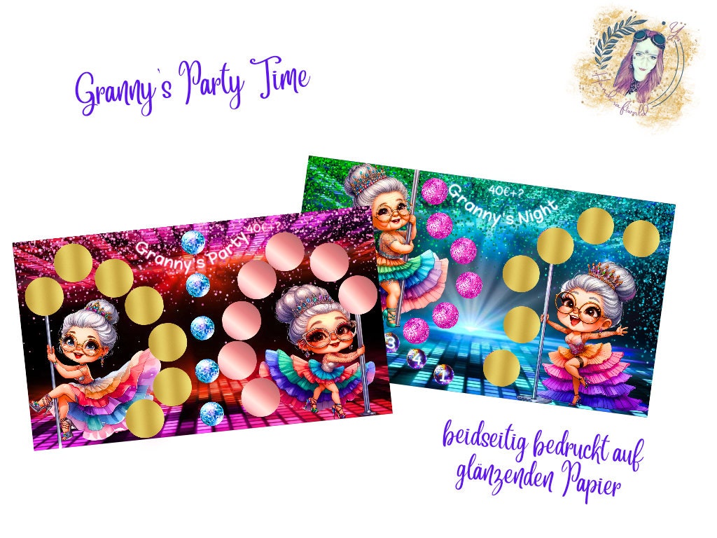 Granny's Party Time Challenge/ Umschlagmethode/ A6