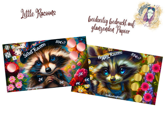 Little Racoons Challenge/ Umschlagmethode/ A6