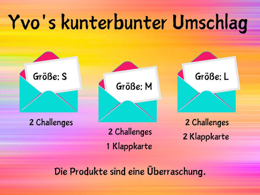 Yvo's kunterbunter Umschlag Challenge / A6 / Umschlagmethode