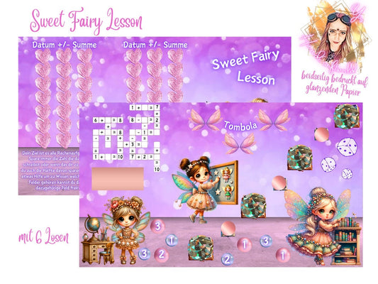 Sweet Fairy Lesson Klappkarte / Umschlagmethode / A6