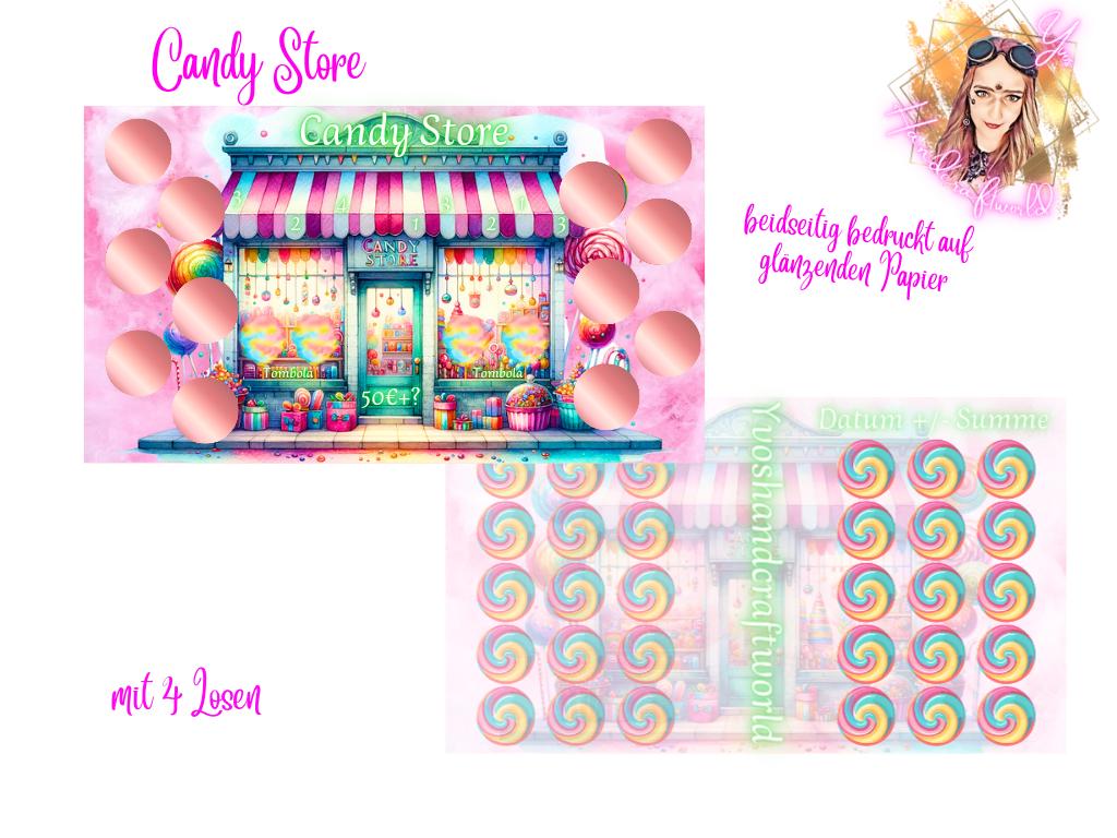 Candy Store Challenge / A6 / Umschlagmethode