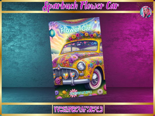 Sparbuch Flower Car
