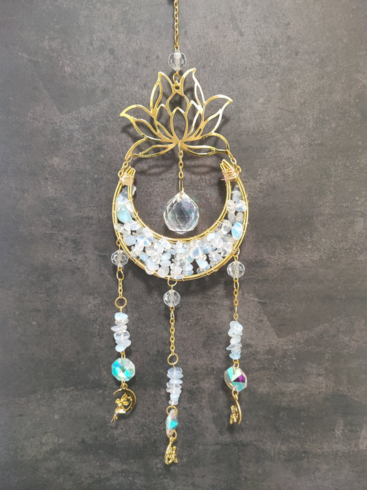 Suncatcher Lotus Blüte Opal