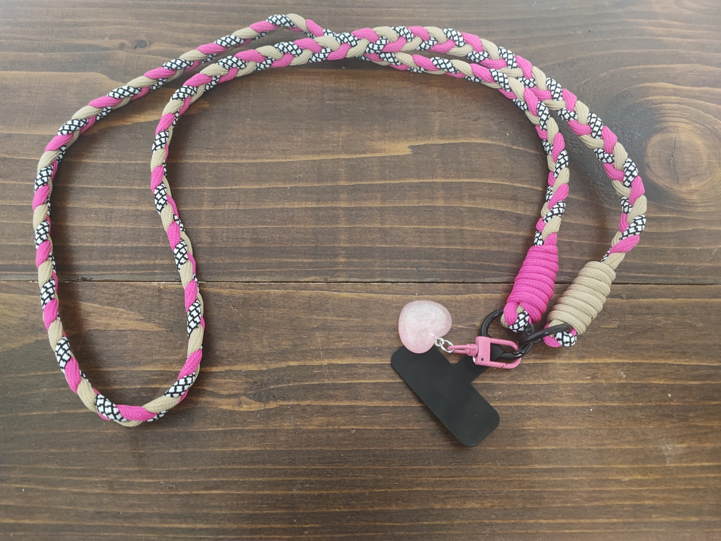 Handykette Pink Beige