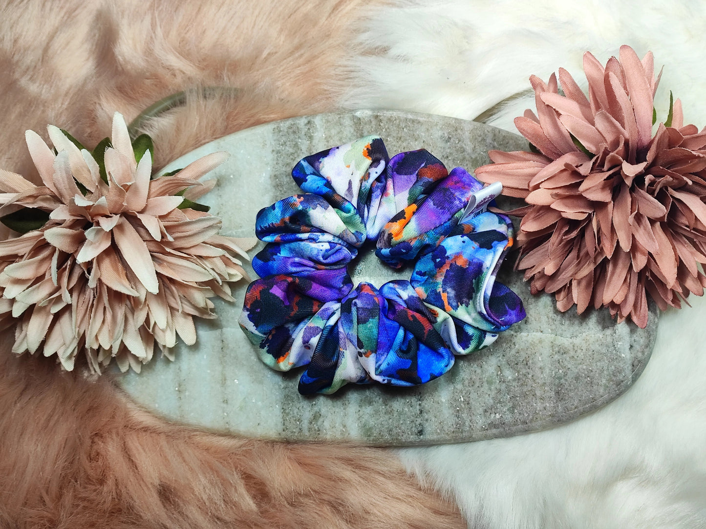 Ocean Mirage Motion and Ocean  Scrunchie Medium