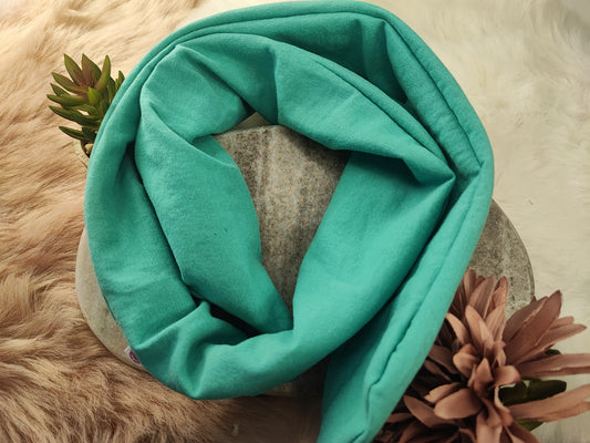 Haarband von Yvoshandcraftworld, himmelblaues Turquoise Celestial Design, elastisch und stylish für Damen.