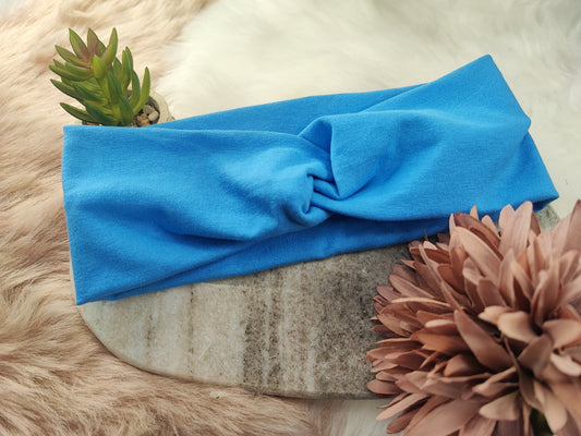 Yvoshandcraftworld blaues Haarband mit Mondmuster, stilvoll und langlebig, perfekt für elegante Frisuren und Alltag.